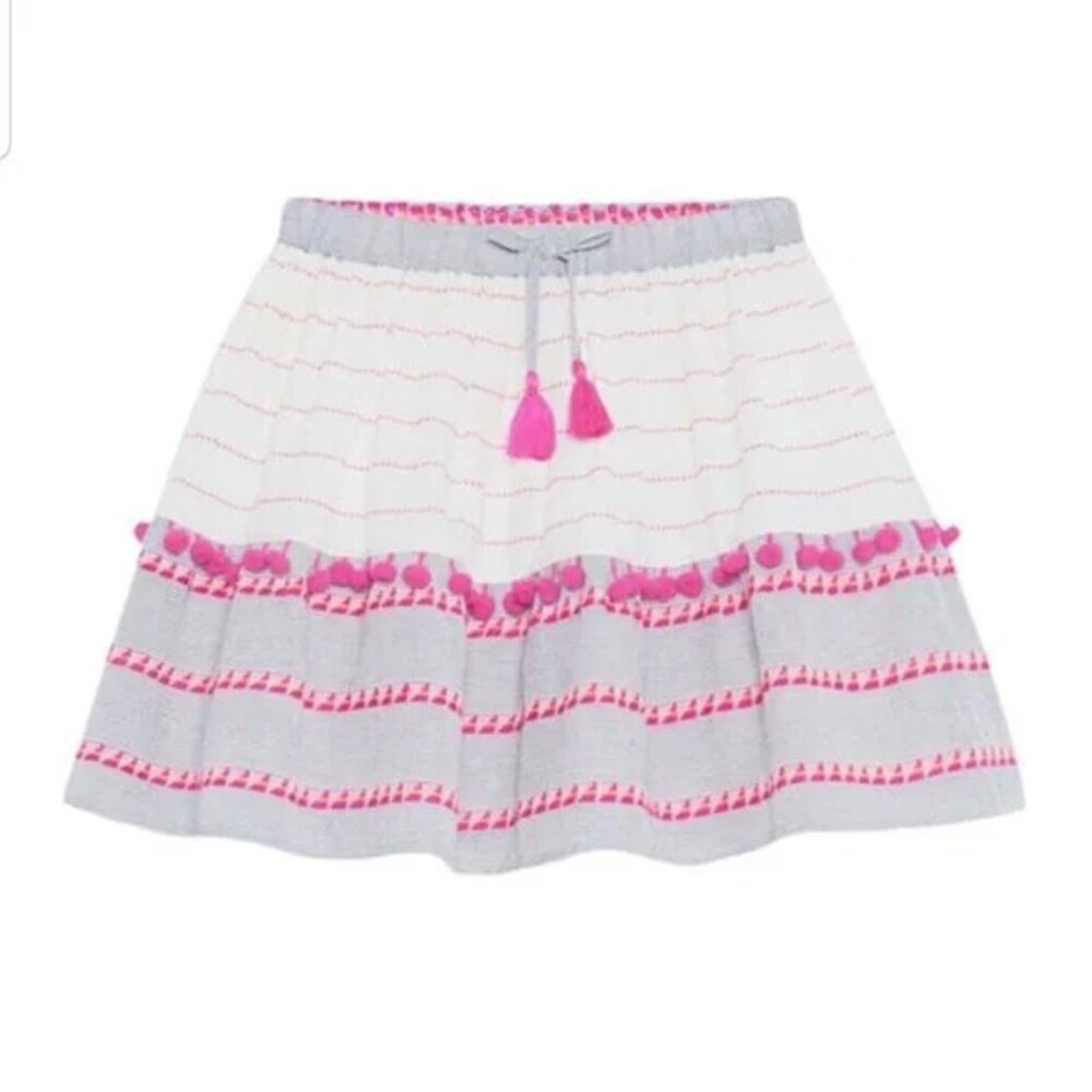 Nwt Penelope Plumm Cotton lightweight stripped summer skirt size 7 (F17)